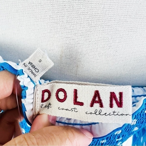 💋Anthropologie Dolan polka dots light blue maxi dress size S - Picture 13 of 16